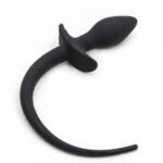 Buttplug med hale - sort