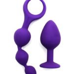 Rimba - Barcelona - Anal Pleasure - Sett med Buttplug og Analkuler - Lilla