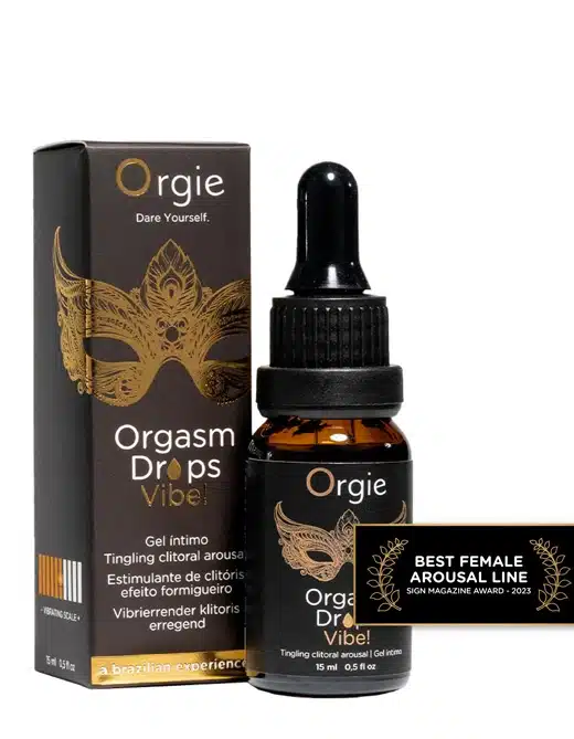 OR-51652-Orgasme-Drops-Orgasm-Vibe-01 Orgie - Orgasm Drops Vibe! – Klitorisstimulerende Dråper - Styrke 6 - Bilde 1