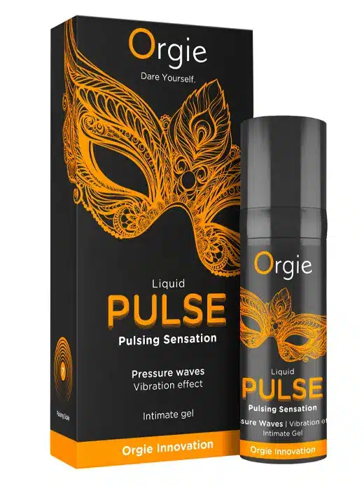 OR-88158-liquid-pulse-karamell-caramel-caramell-ice-orgasmekrem-01 Orgie - Liquid Pulse – Pulsende Intim Gel - Karamell - Styrke 7 - Bilde 1