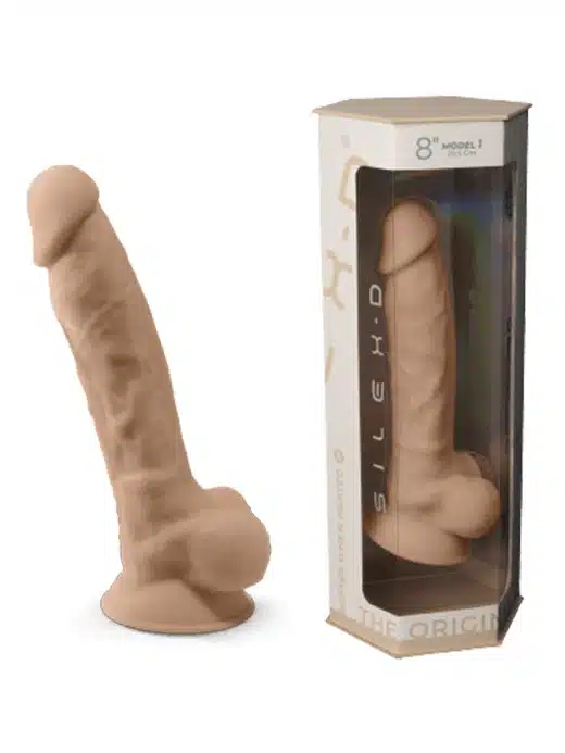 220871-silexd-dildo-02 Silexd - Silikon Dildo - Model 1-8" - 20 cm - Bilde 1