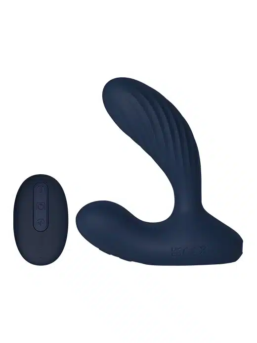 030325013036_svakom-vick-neo-2-prostate-vibrator-with-app-controlled-navy-blue_05 Svakom – Vick Neo 2 – Prostatastumulator Med App – Blå - Bilde 1