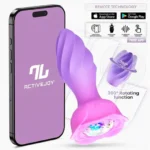 IY - Moxy - Appstyrt Buttplug med 360° Rotasjon - Lilla