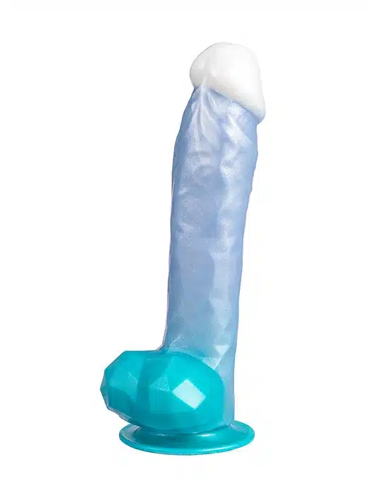 24085-angel-fantasy-line-dildo-sexleketoy-sextoy-03 Silexd Fantasy - Angel Dildo - Liquid Silicone - Perleblå - Bilde 1