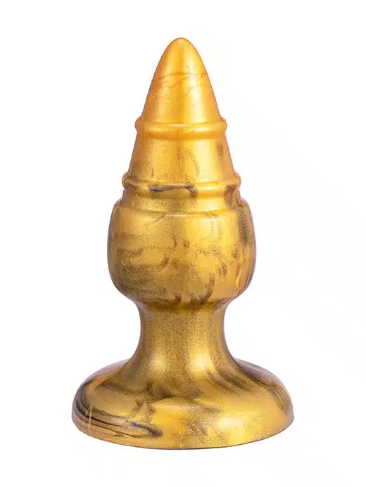 24138-goldy-buttplug-buttplugg-analplug-analplugg-plugg-04 Goldy Fantasy Collection - Silexpan og Silikon Buttplug - Bilde 1