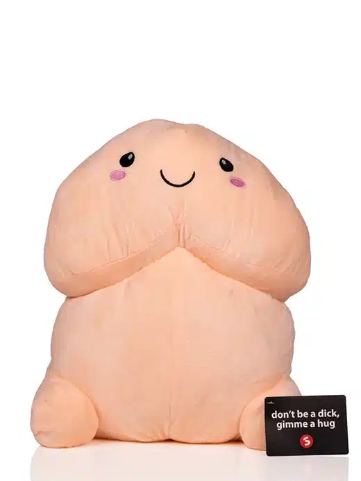 SLI221FLE_6_1 Kort Penis Plushie - Penis Kosebamse - 50cm - Bilde 1