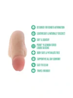 Blush - UrSelf - Affirm - 5 inch FTM Packer i silikon - Lys hudfarge - Bilde 13