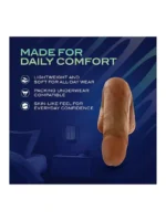Blush - UrSelf - Affirm - 5 inch FTM Packer i silikon - Mørk hudfarge - Bilde 9