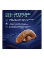 Blush - UrSelf - Affirm - 5 inch FTM Packer i silikon - Mørk hudfarge - Bilde 7