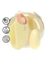 Loveline - Daydream - Parvibrator med ladeetui - Pastell gul
